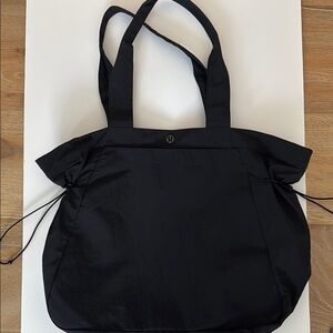 Lululemon Athletica Everywhere Tote Bag- Black Minimalist Tote Bag